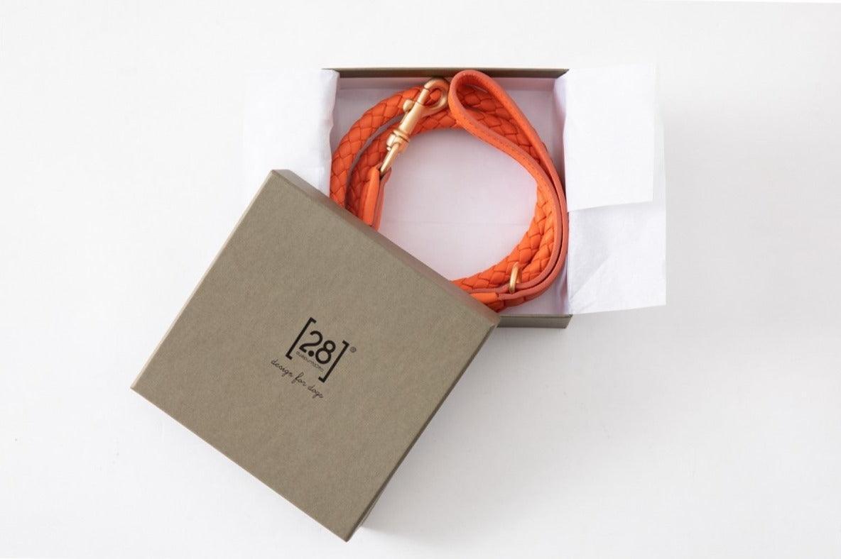 Laisse pour chien en cuir nappa - FERDINANDO - Kasibe