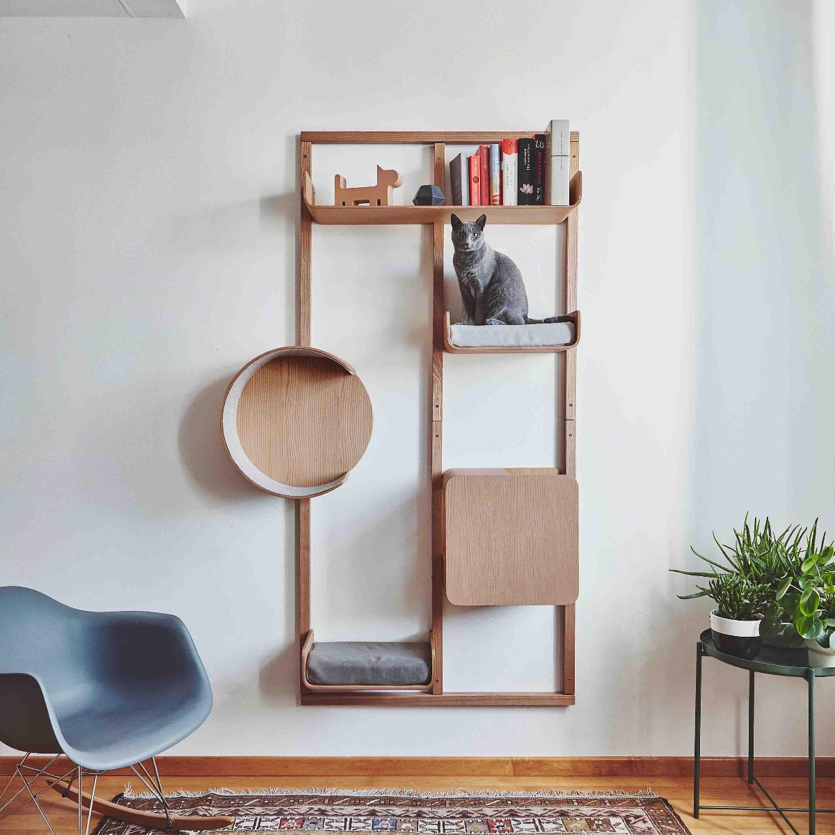 Mur d'escalade modulable pour chat - ALTO - Kasibe