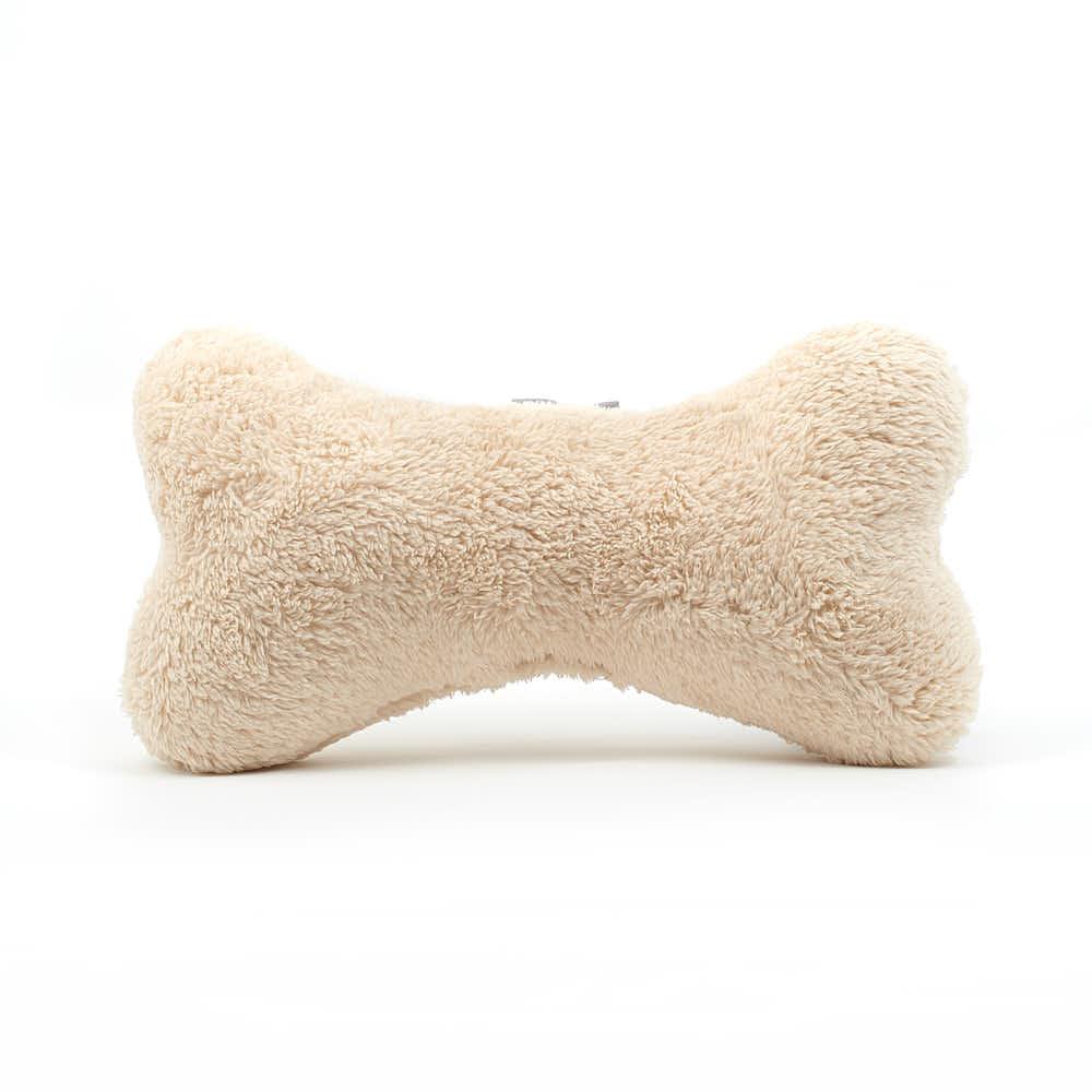 Os pour chien en peluche douillette - HAIRY BONE (Lot de 2) - Kasibe