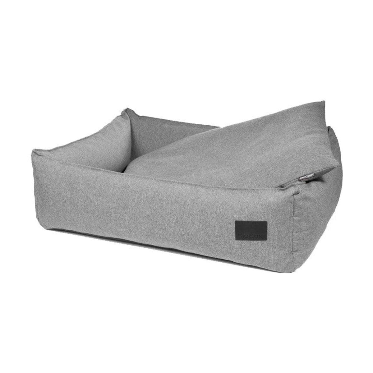 Panier pour chien classique en tissu résistant Nube kasibe miacara gris coussin