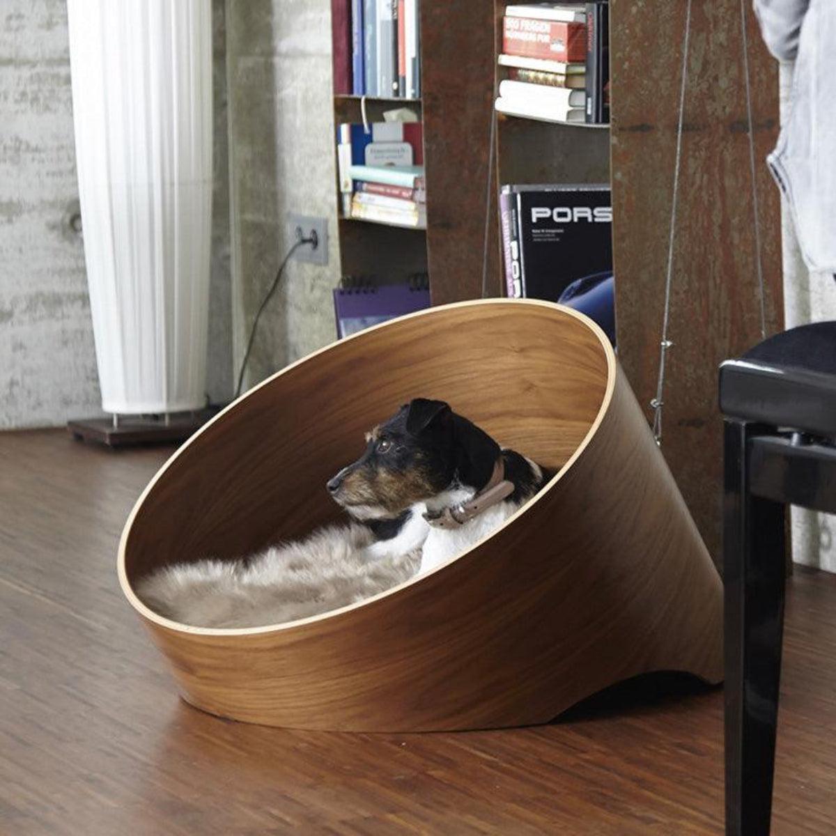 Panier pour chien design en bois - COVO - Kasibe