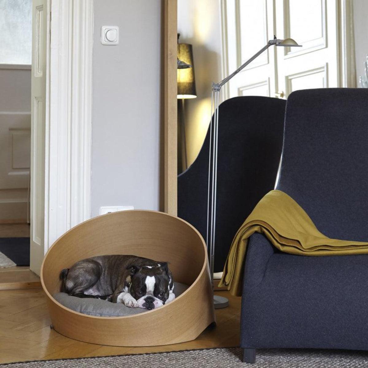 Panier pour chien design en bois - COVO - Kasibe