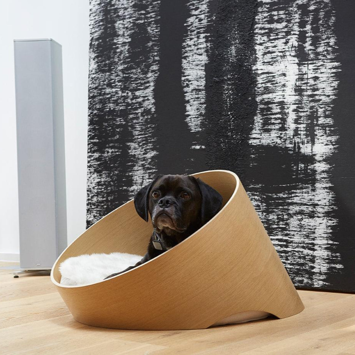 Panier pour chien design en bois - COVO - Kasibe