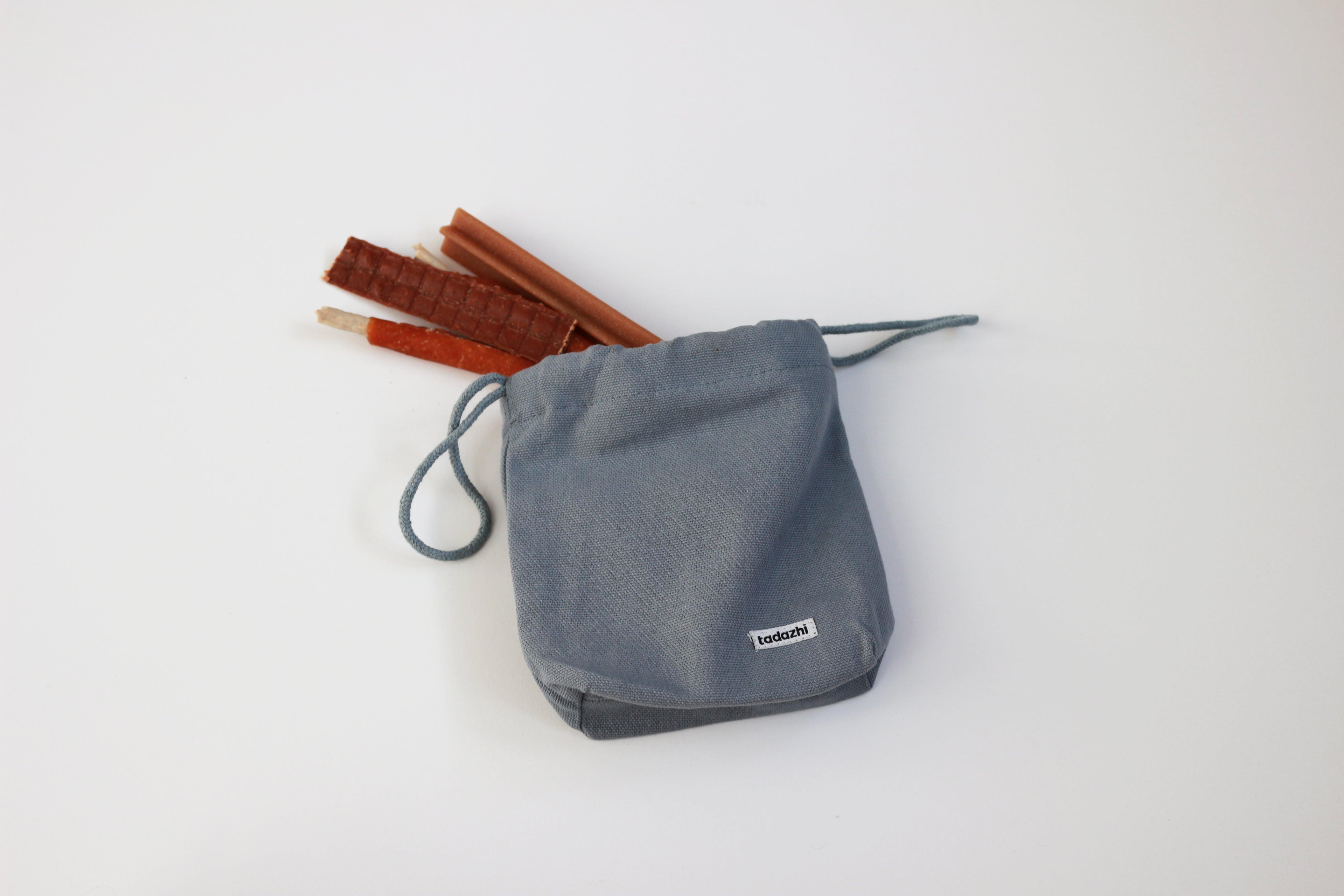 Pochette à croquettes pour chien en coton biologique - Kasibe