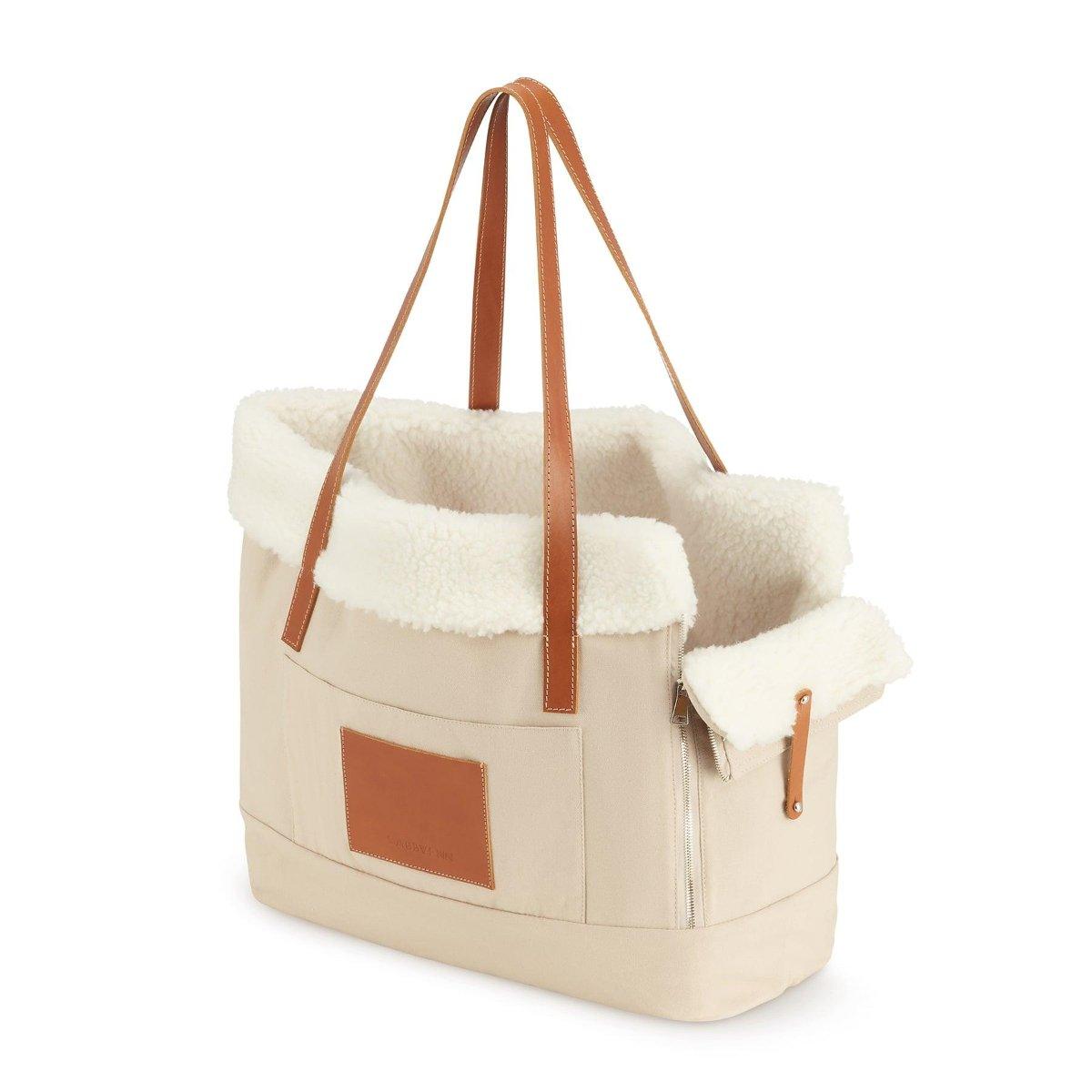 Liiva, un porte chien au style décontracté très pratique beige - kasibe