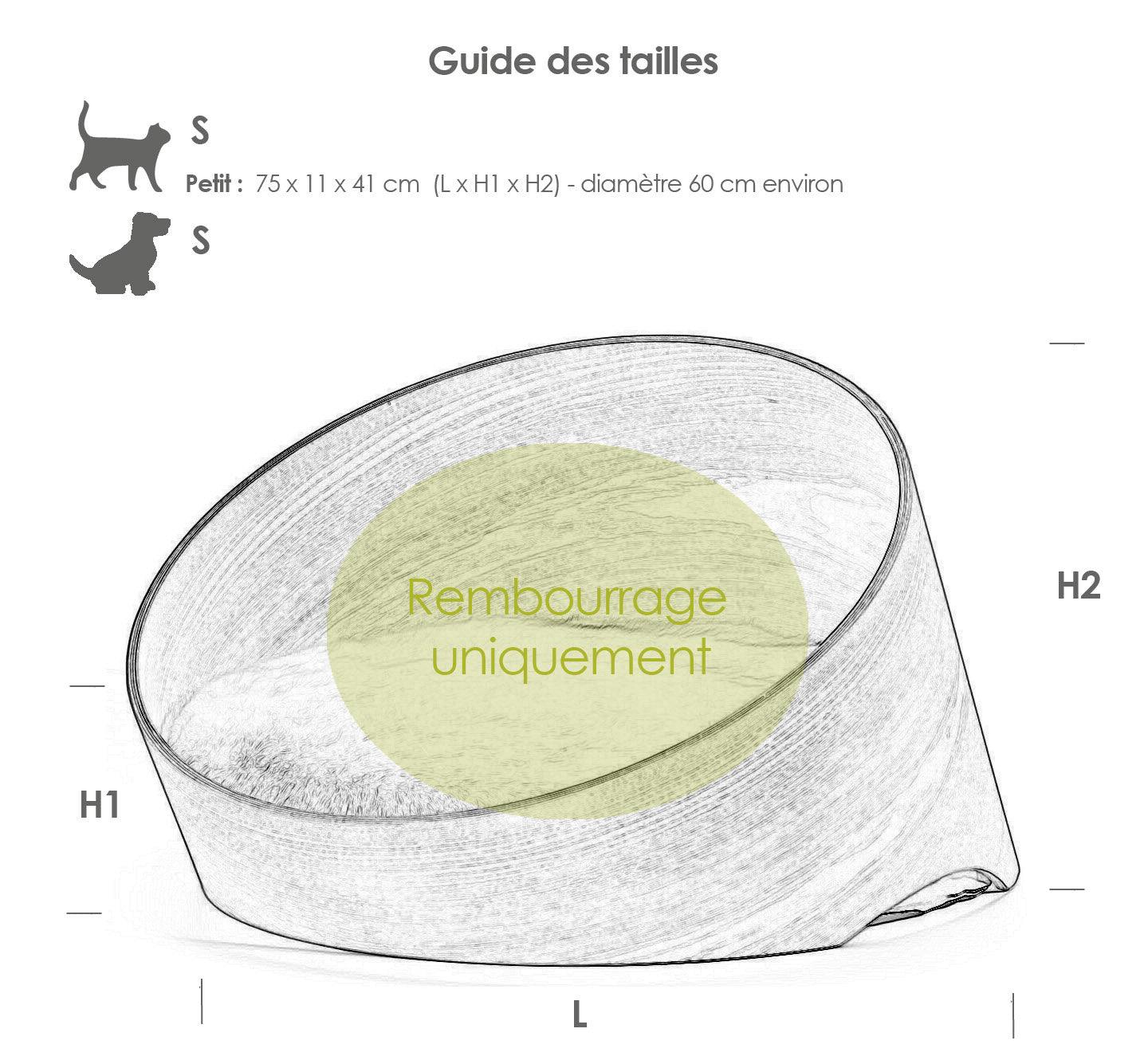 Rembourrage de coussin du panier pour chat et chien - COVO MIACARA - Kasibe
