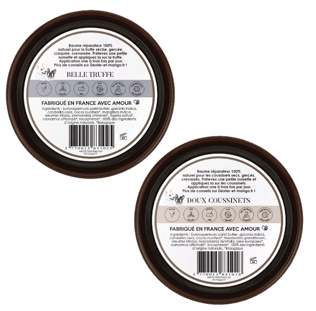Soin naturel pour chien - BELLE TRUFFE & DOUX COUSSINETS - Kasibe