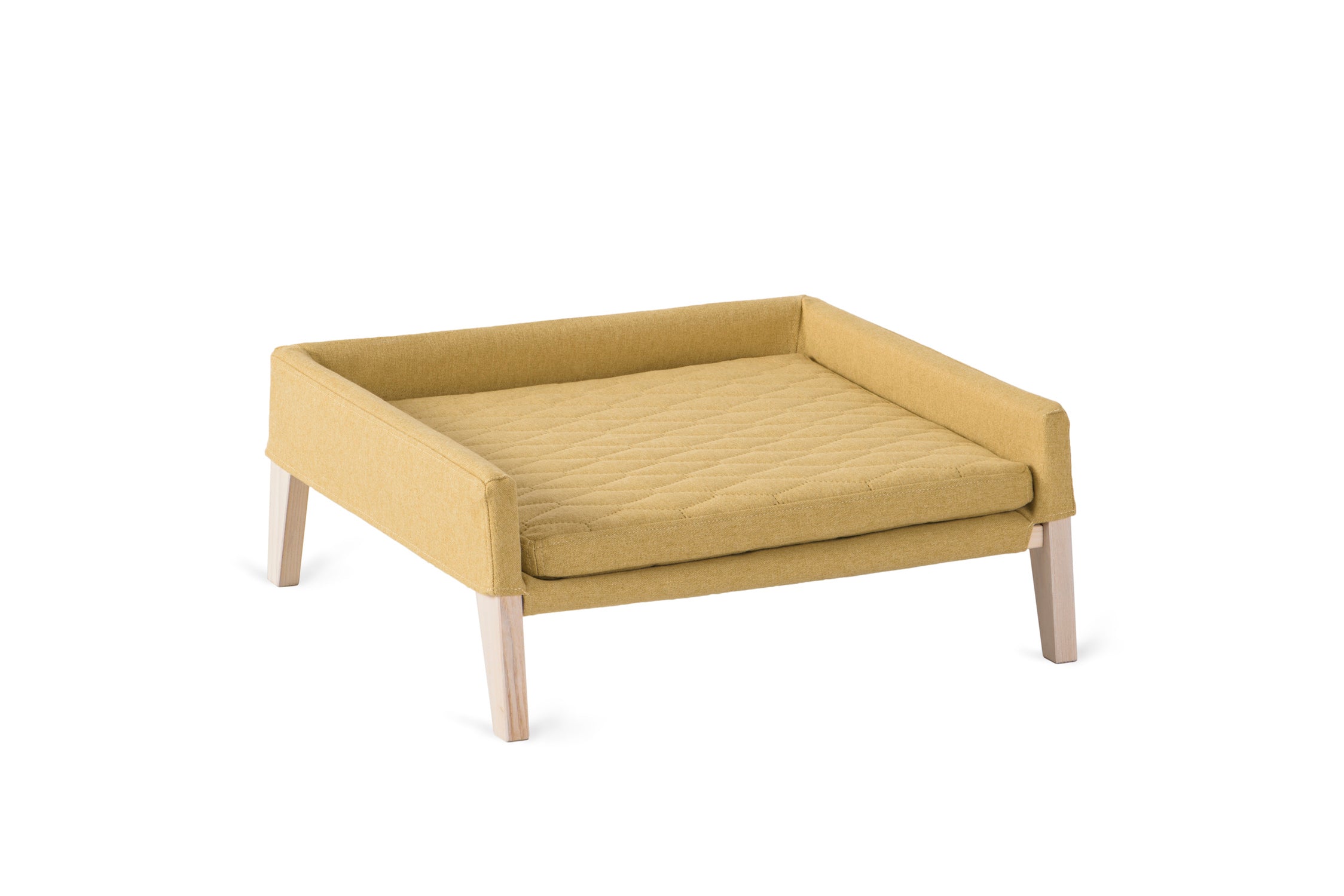 Canapé lit pour chat & chien très confortable Lulu jaune - kasibe
