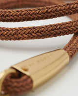 Every, une gamme de colliers en corde tressée très classe détail marron - kasibe