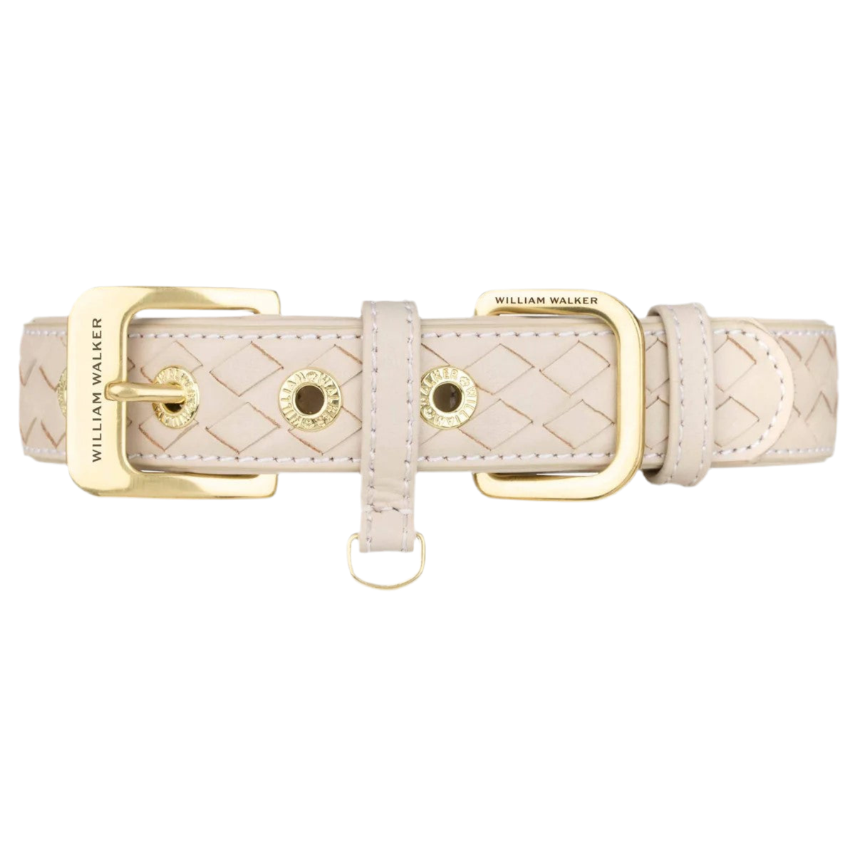 collier en cuir tressé beige  kasibe