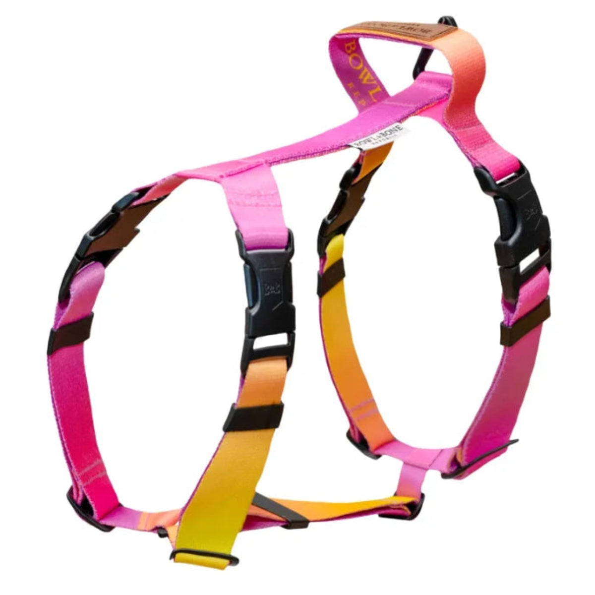 harnais type guard pour chien rose - kasibe