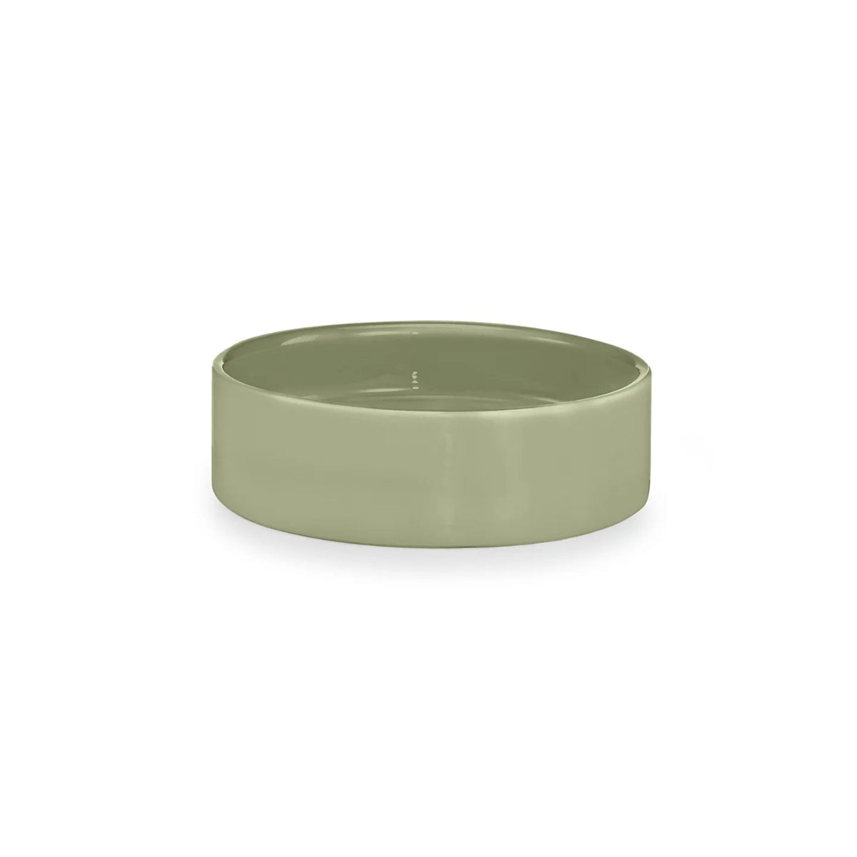 gamelle design pour chat en porcelaine verte - kasibe