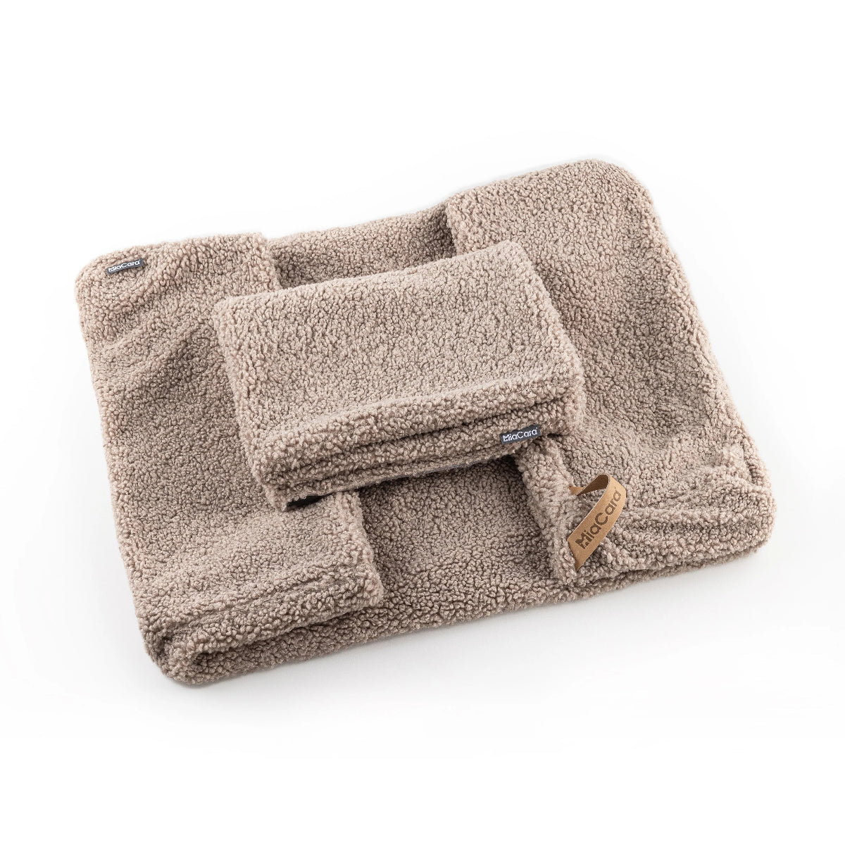 housse de panier pour chien senso greige miacara - kasibe
