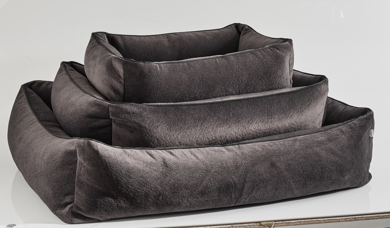 Buffalo, un lit pour chien design au tissu très doux - kasibe