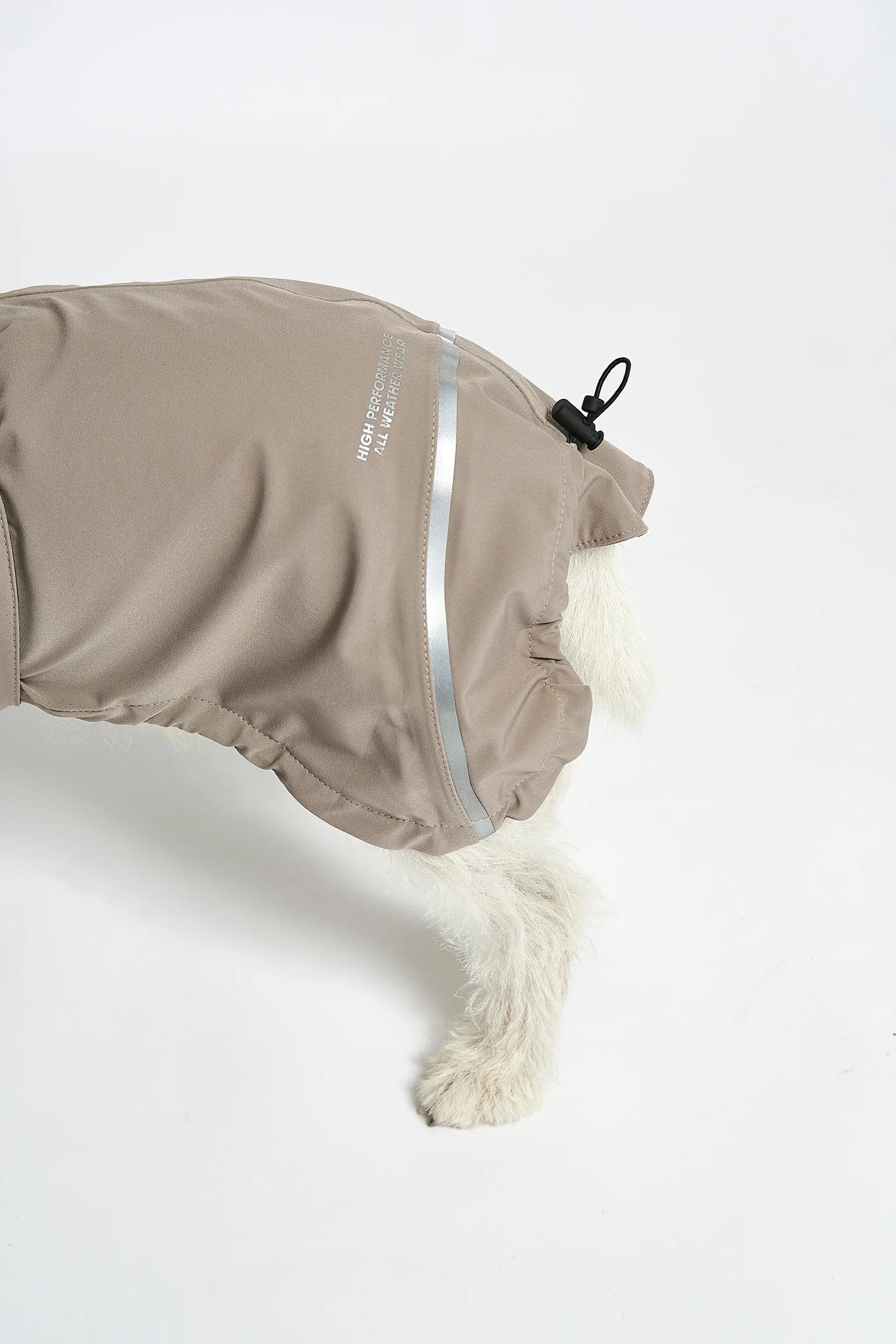 Manteau pour chien imperméable, parfait en cas de pluie : Valentina détail arrière - kasibe
