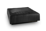 Panier Cube, un meuble pour chien très design en simili cuir noir taille s - kasibe