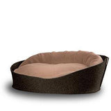 Arena, un panier pour chat très luxe marron coussin coton brun moyen - kasibe