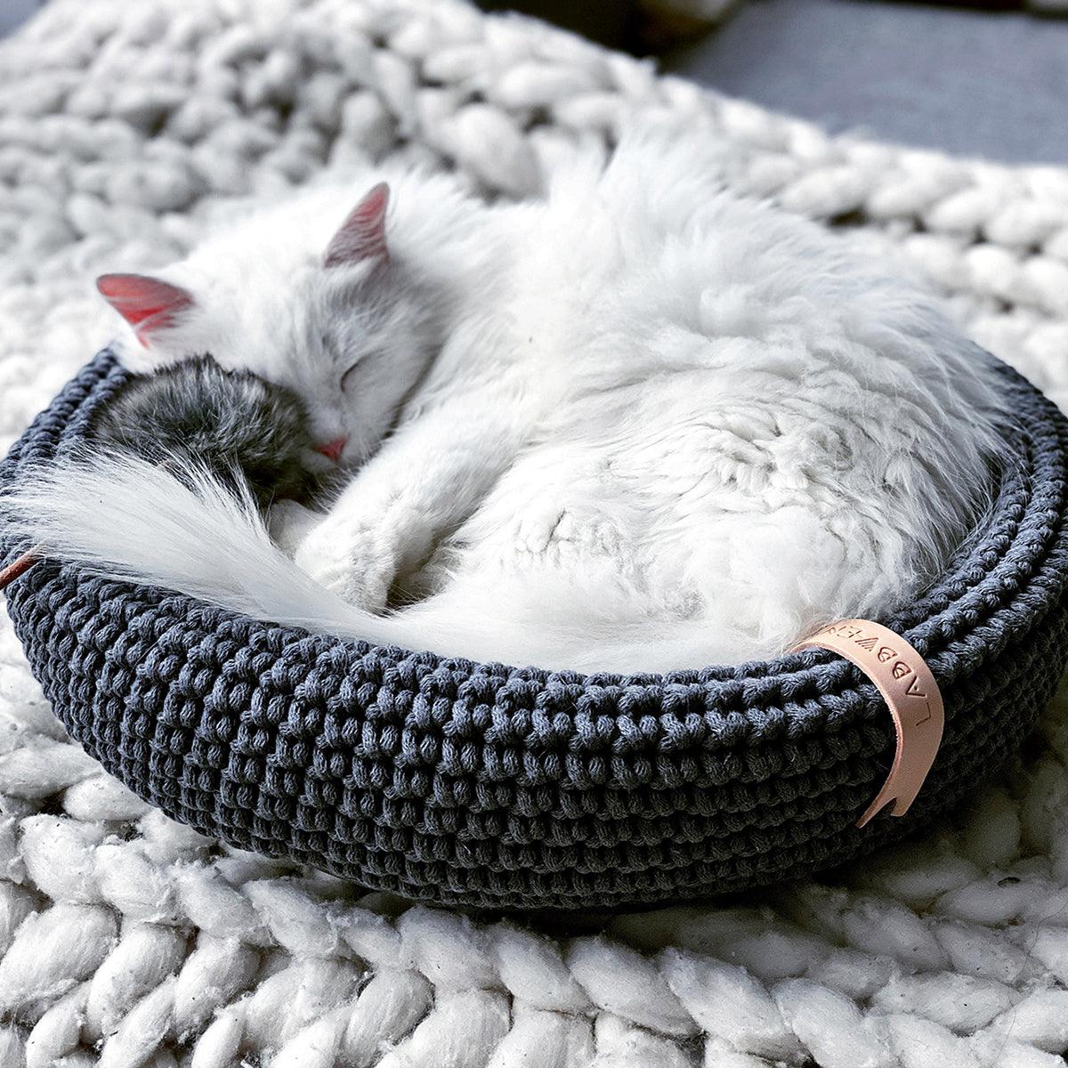 Panier pour chat tressé - kasibe