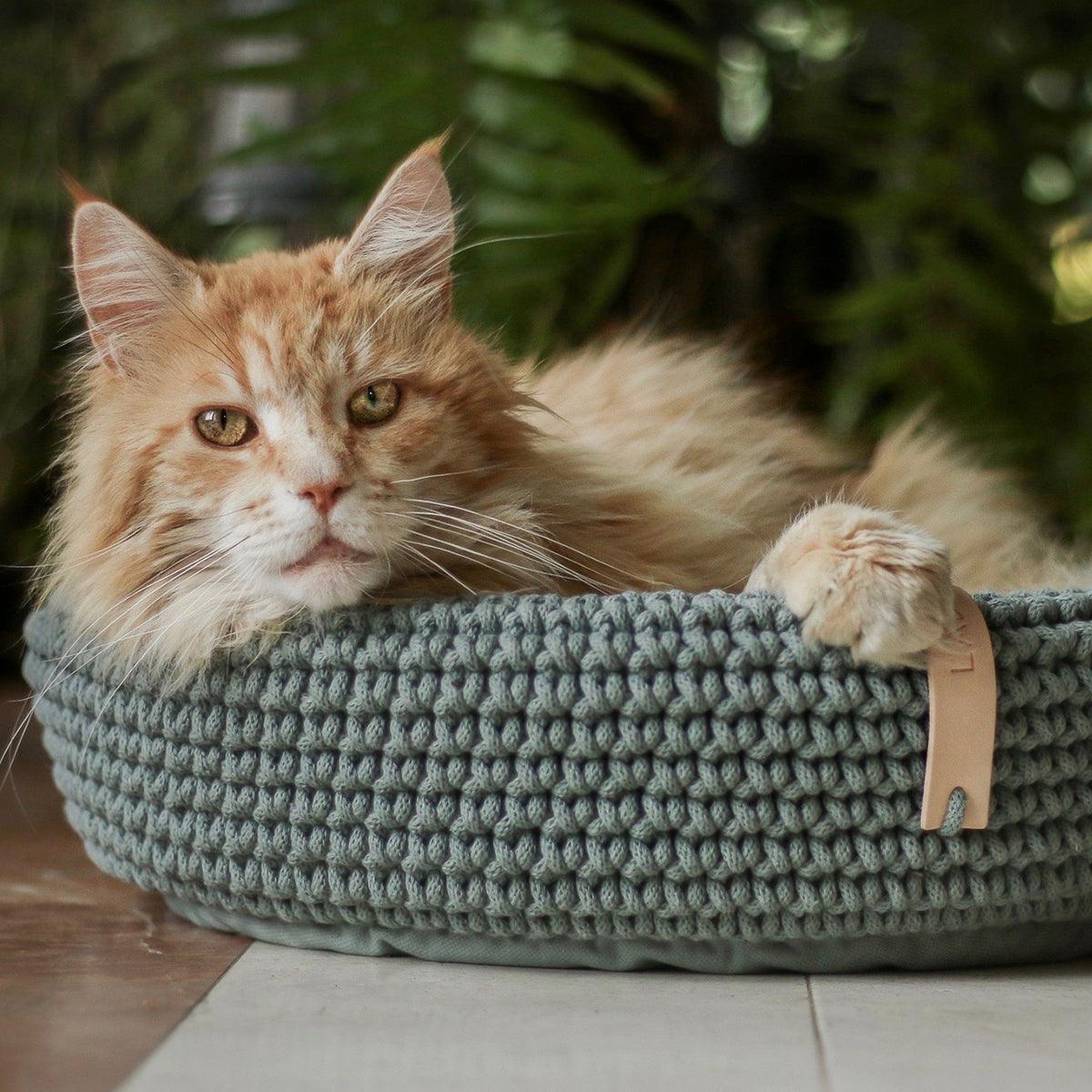 Panier pour chat tressé - kasibe