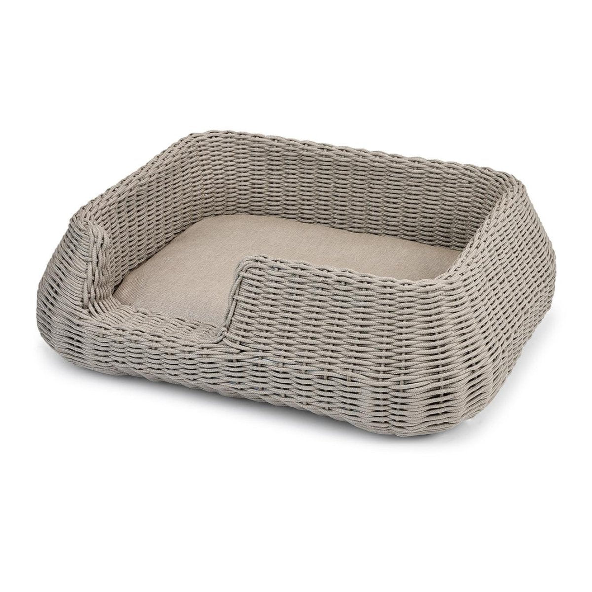 Panier pour chien et chat tressé en corde pour intérieur et extérieur Mio grege taille s - kasibe