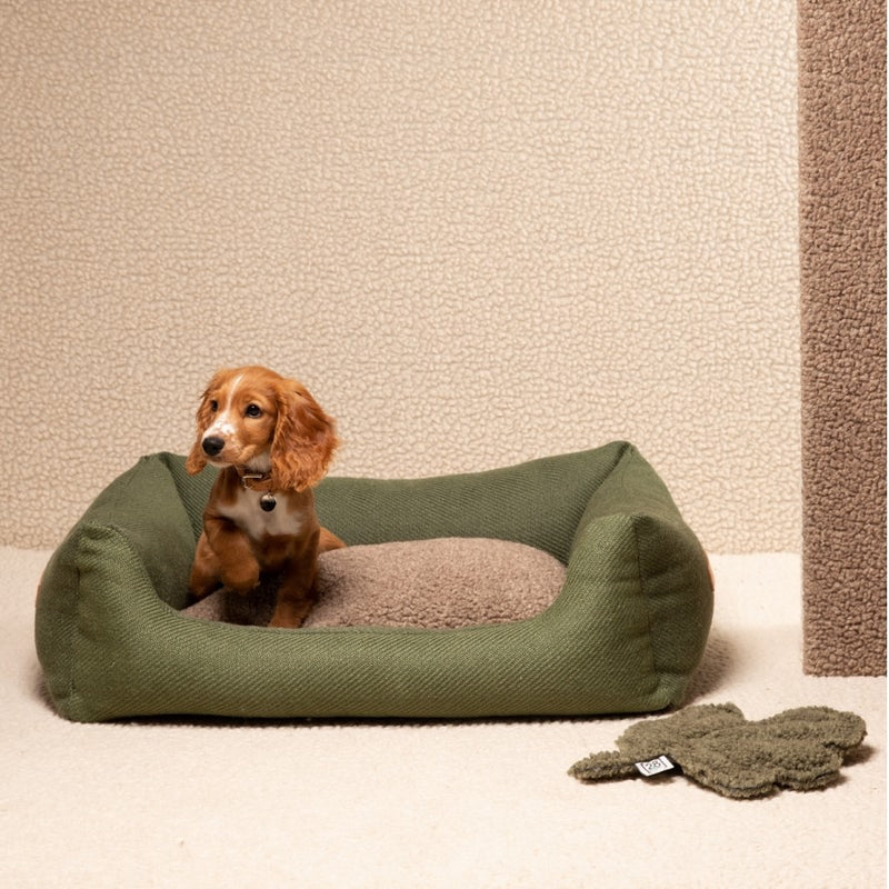 Panier pour chien en toile de jute : Henri, un lit confort - kasibe