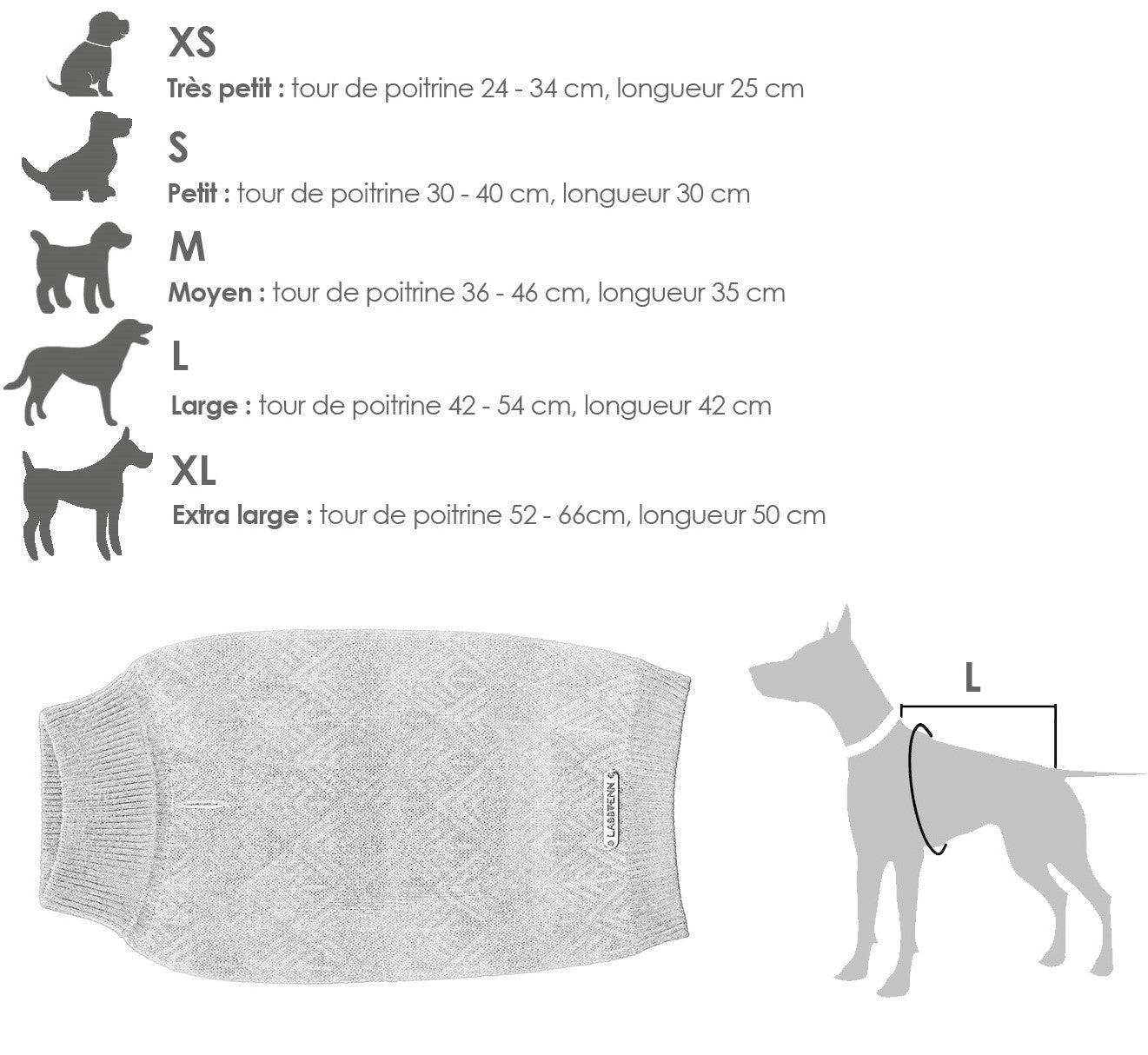 Pull pour chien en coton Jumper : un incontournable pour l'hiver taille - kasibe