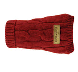 Un pull en laine pour chien pour affronter le froid : Aspen rouge - kasibe