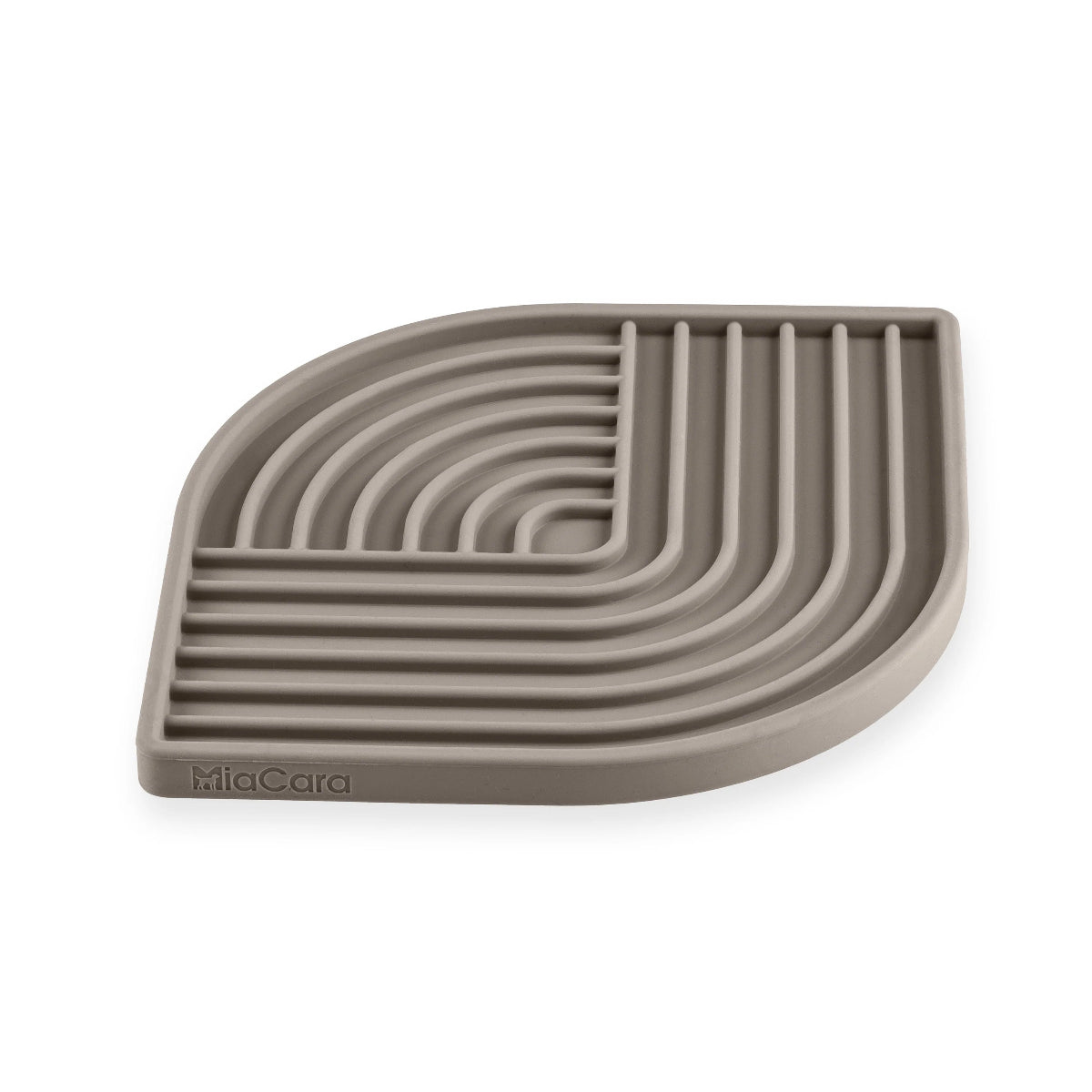 Tapis à lécher pour chien en silicone marron - kasibe