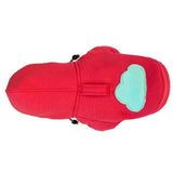kasibe sweat à capuche au look sportif cloud bowlandbone rouge