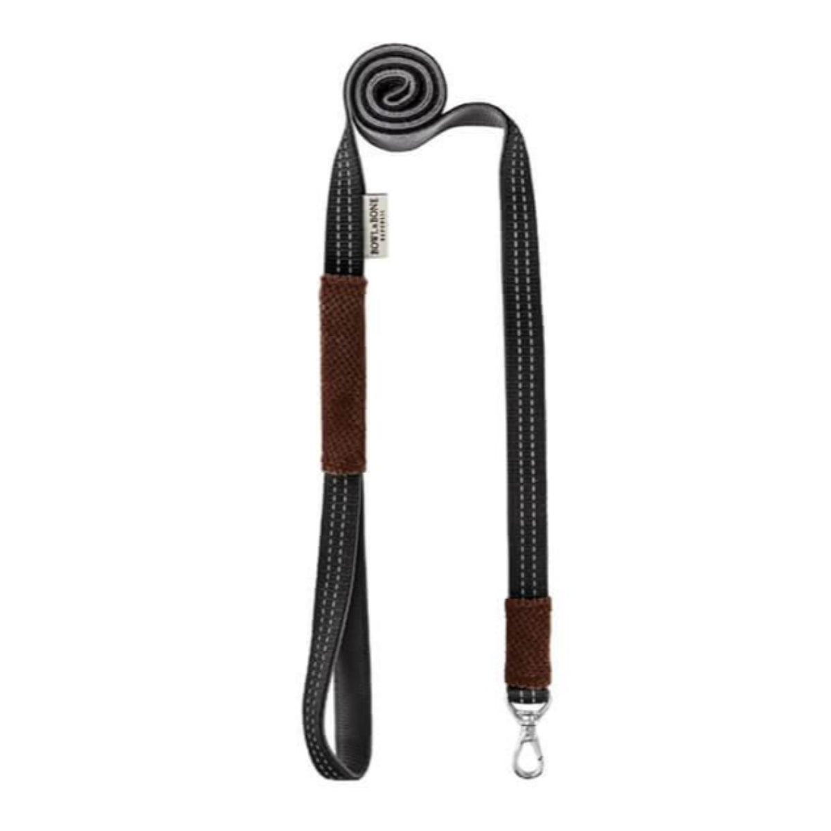 kasibe laisse pour chien en tissu candy bowlandbone marron