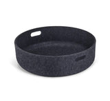 Panier pour chat et de rangement en polyester recyclé Cesto kasibe miacara noir