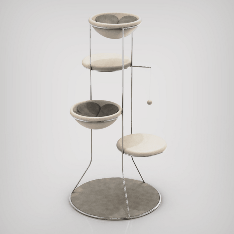 Arbre à chat design en liège, Constellation : un mobilier magnifique et bien pensé kasibe bogarel