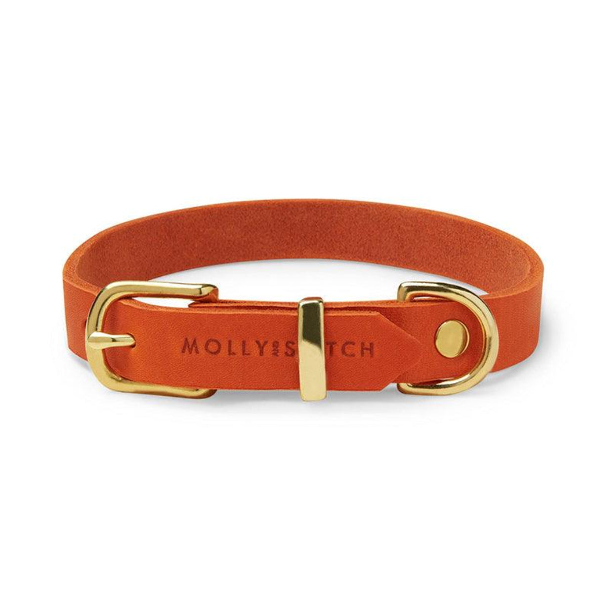 Cuir souple tanné et coloré pour le collier pour chien Butter - Kasibe