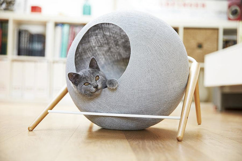 Un véritable cocon pour chat : la Ball un panier délicat pour votre chat - kasibe