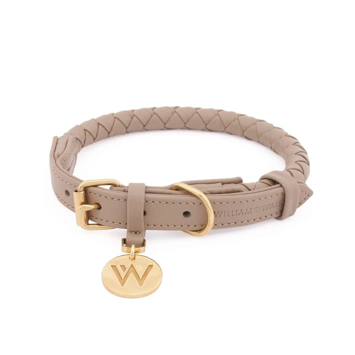 Gamme Twisted, des colliers tressés pour chien sable - kasibe