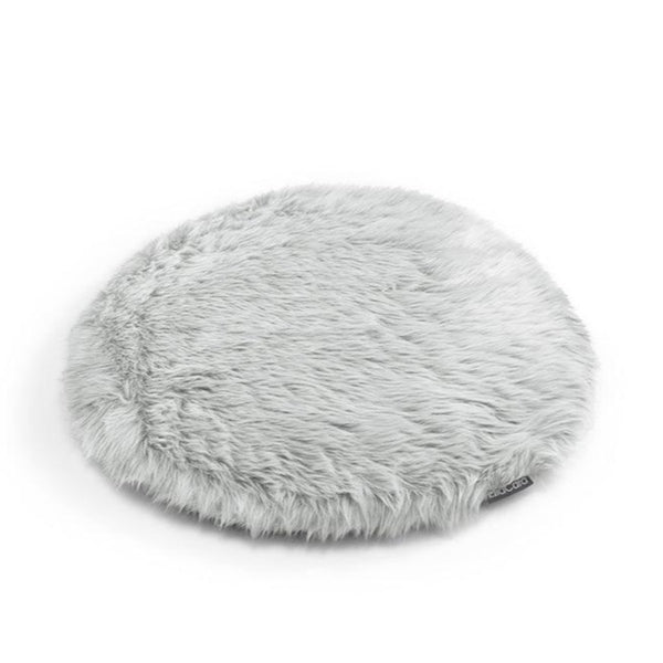 Coussin rond pour chat en fausse fourrure Lana - kasibe 