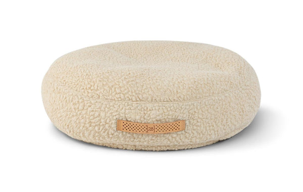 Coussin pour chien tout doux et tout en rondeur Fulvio crème - kasibe