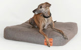 Linen : un coussin ergonomique pour mon chien tout en élégance gris - kasibe