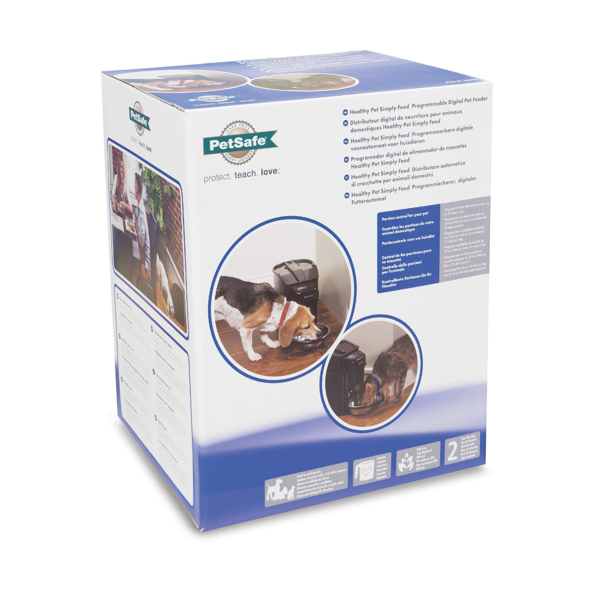 Distributeur de nourriture pour chat et chien programmable Simply Feed - kasibe