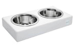 Gamelle pour chien Duo chic & tendance blanche kasibe bowl and bone