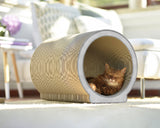 Un griffoir pour chat design: Le Rond, un meuble maison en carton kasibe