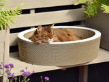 Griffoir panier pour chat en carton Lovale : original et écologique - kasibe