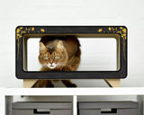 Griffoir écologique pour chat en carton La Télé motif - kasibe