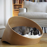 Kasibe panier pour chien Design & décoratif : Covo en bois verni pour chat & chien miacara