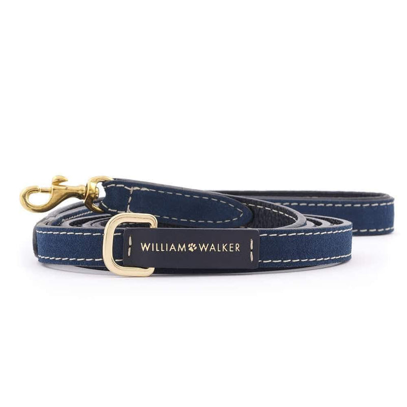 kasibe Small City daim : une petite laisse pour les petits chiens bleu marine william walker
