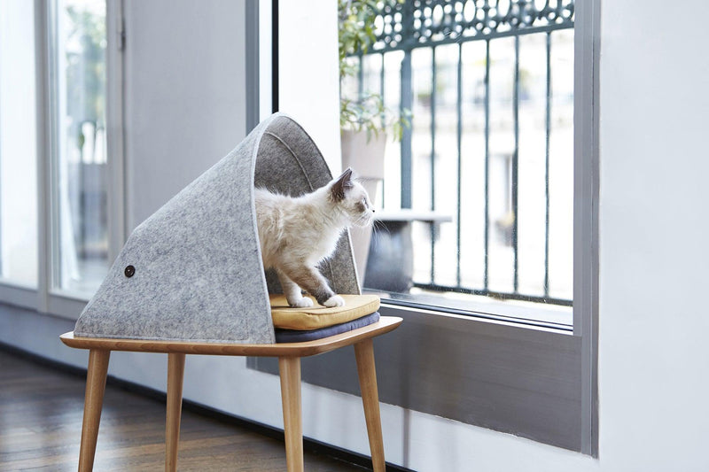 Lit pour chat en hauteur - Mobilier design pour chat 