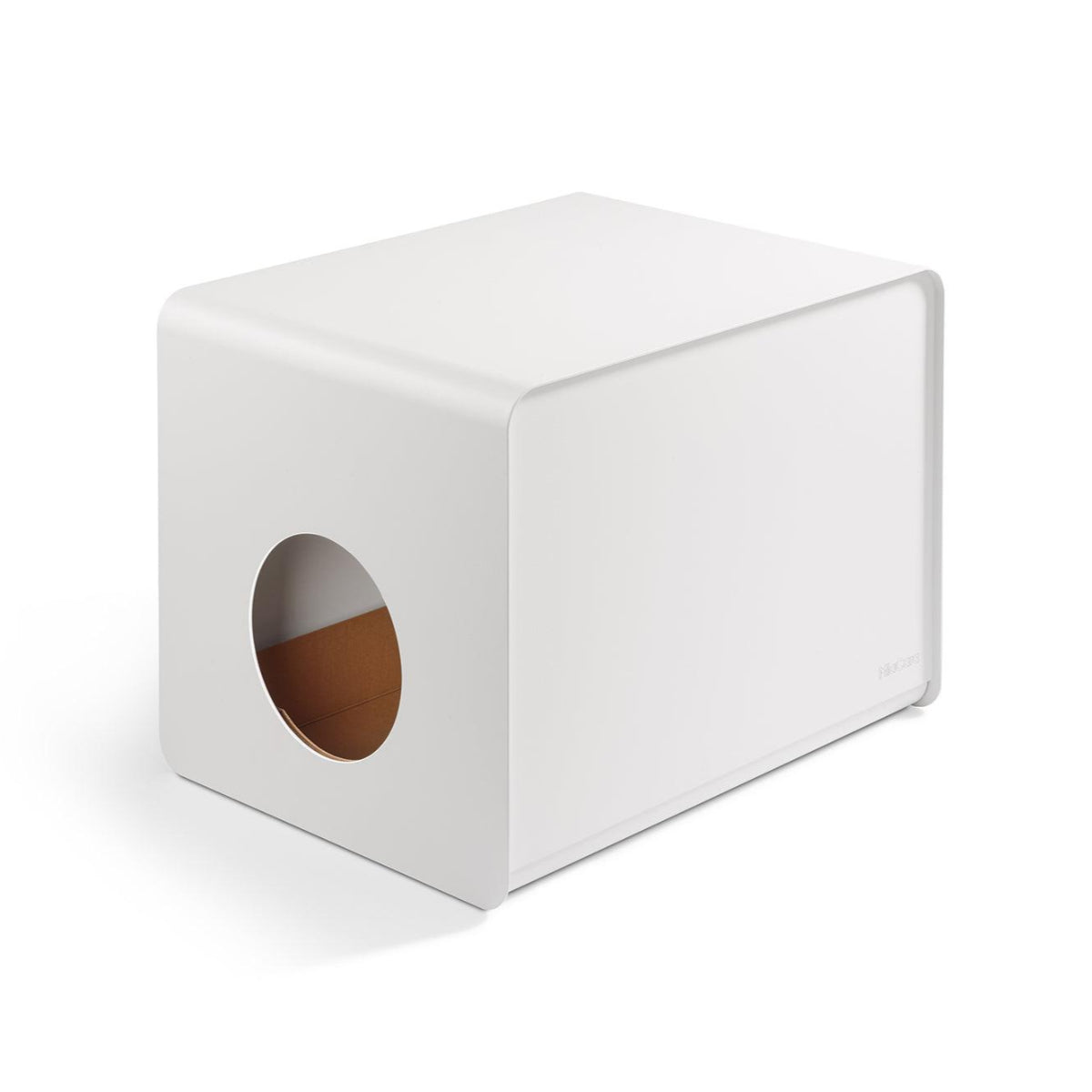 Litière pour chat design et moderne  kasibe blanc