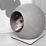 Meuble pour chat design : le Square un cocon discret tout en élégance - kasibe