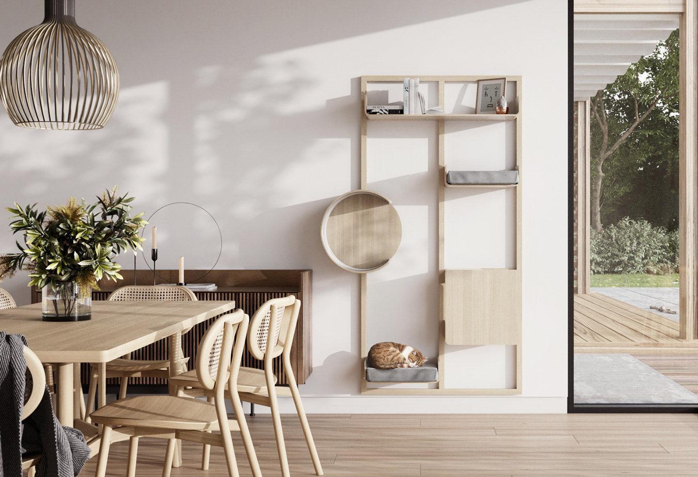 Mur d'escalade modulable pour chat - ALTO - Kasibe