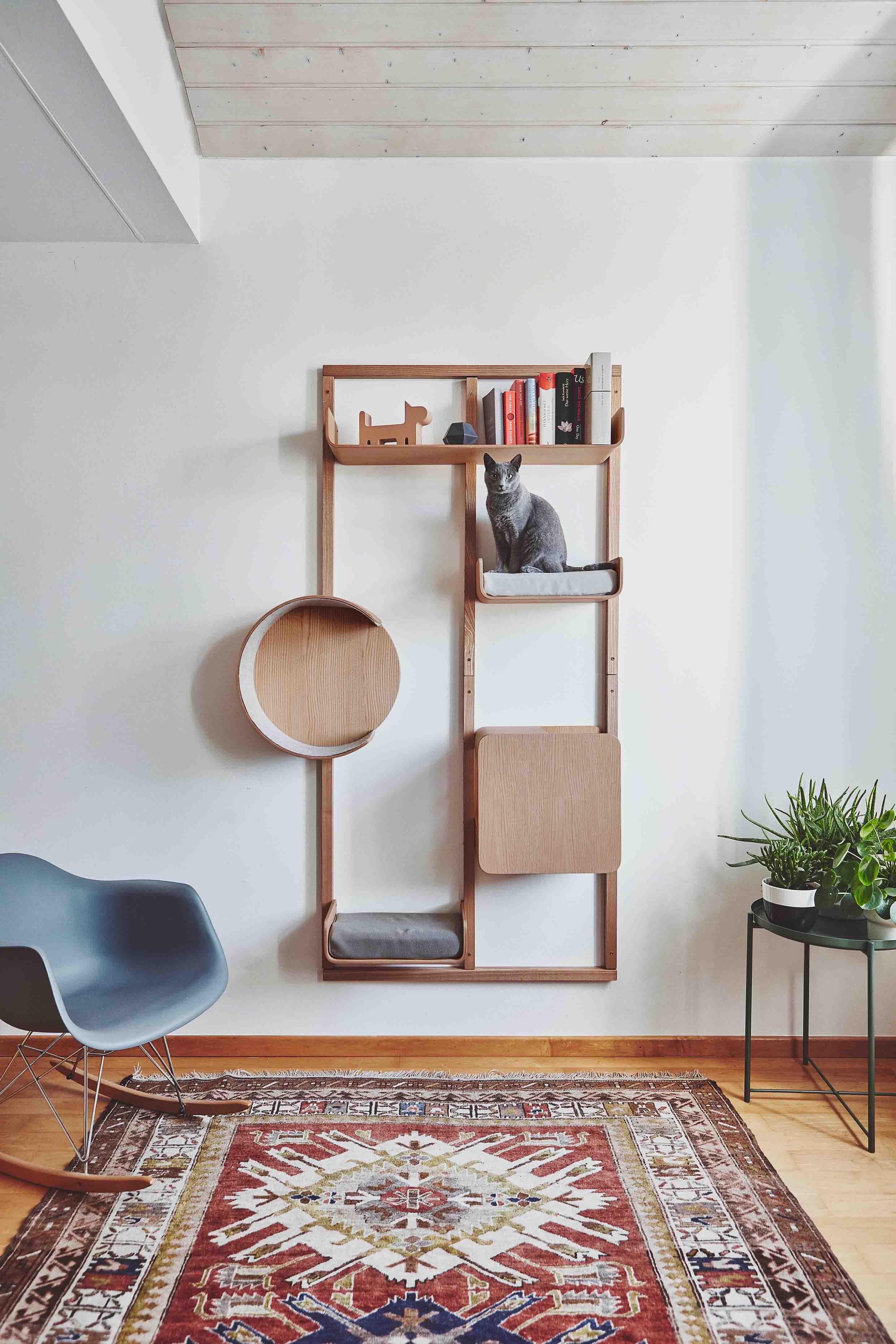 Mur d'escalade modulable pour chat - ALTO - Kasibe